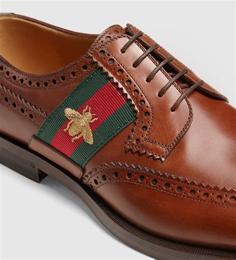 gucci brown formal shoes|farfetch Gucci shoes men.